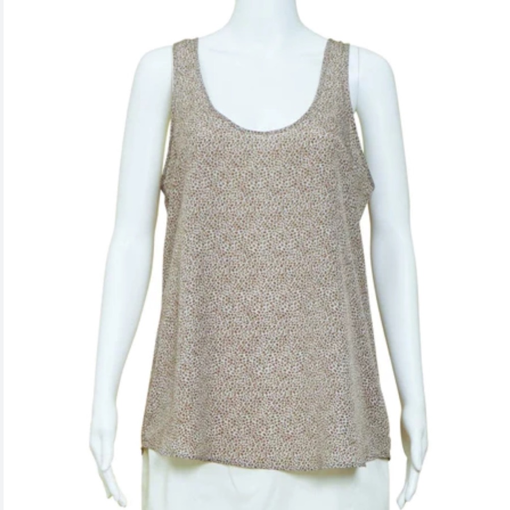 Armani Exchange Leopard Print Sleeveless Tank Top